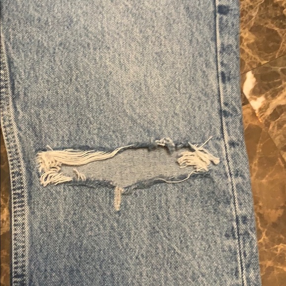 TOPSHOP Editor destroyed rigid straight leg - Picture 9 of 10